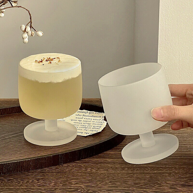 かわいい 美しい脚付グラス 日本酒 ゴブレット ワイングラス 足付き クラフトサケ...