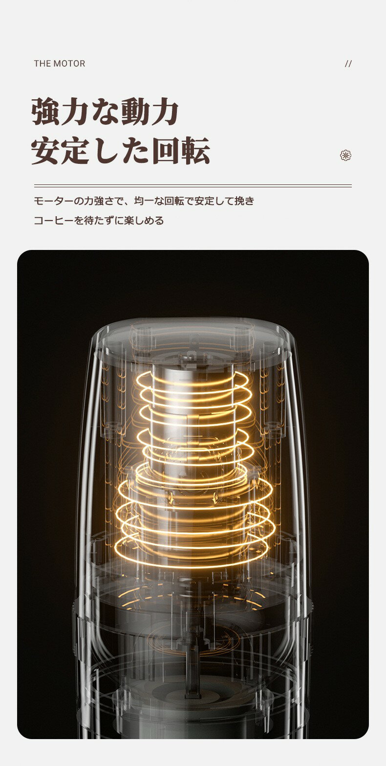電動コーヒーミル 電動 コーヒーミル コーヒーグラインダー コーヒー コーヒー豆 ...