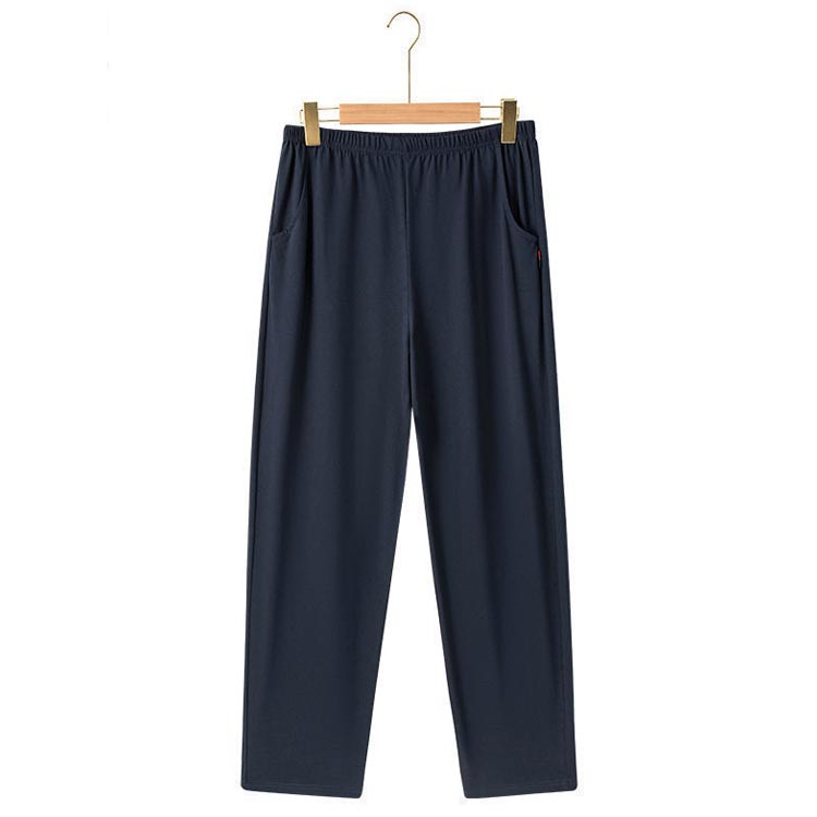 パジャマ 夏 春 ルームウェア 柔らかく軽い薄手の快適Tシャツ素材 ルームパンツ スウェットパンツ 通気性 吸汗 メンズ ストレッチ 部屋着 秋 綿 柔らかい 薄手 無地 おそろい 家族 紳士 — vista 3