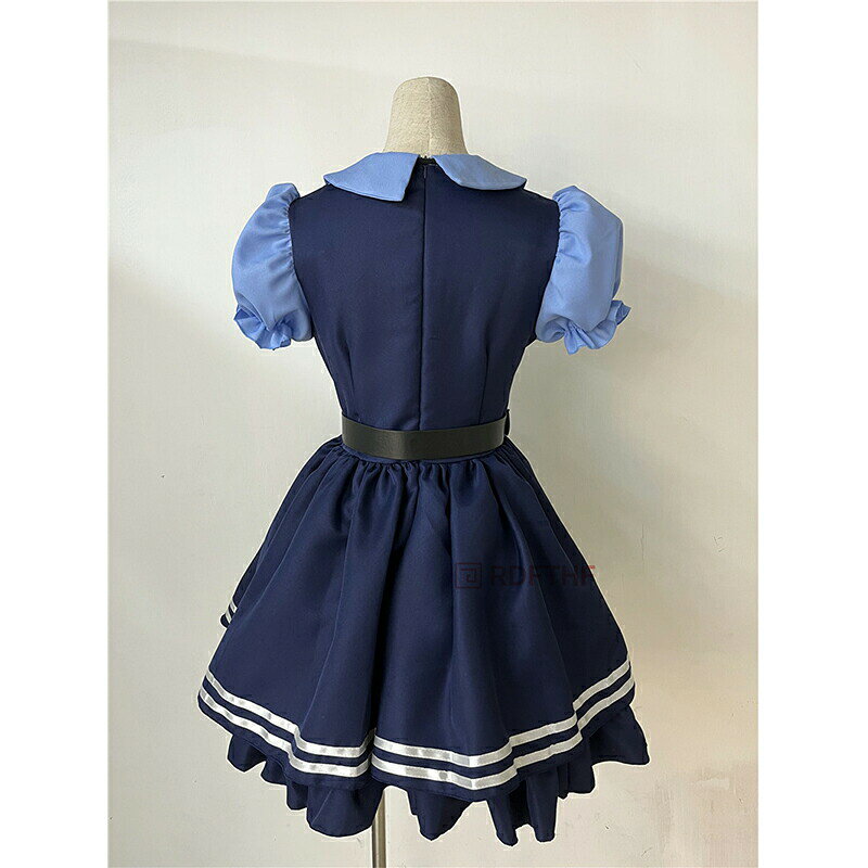 ポリス コスプ コスプレ バニードレス ウサギ耳 ウサギ警官 警察服 ジュディ コスプレ衣装 ハロウィン 仮装 かわいい ロリータ 子供 レディース 女の子 大人 resolvemart1-10005849 リソルヴマート サンプル画像2