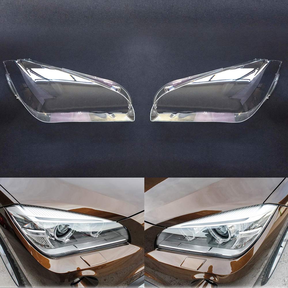 Rakuten - ライトレンズカバー適合bmw X1 E84 2010-2015年式 車のヘッドランプカバー 高品質透明なプラスチック素材、頑丈で耐久性ヘッドランプ ク