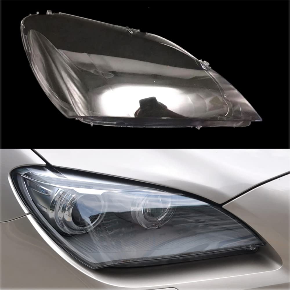 Rakuten - 車ランプ カバー 適合車BMW 6シリーズ M6 630 640 650 F06 F12 2010-2014年代 車のヘッドライトカバーを交換 自動車のライトレンズカバ