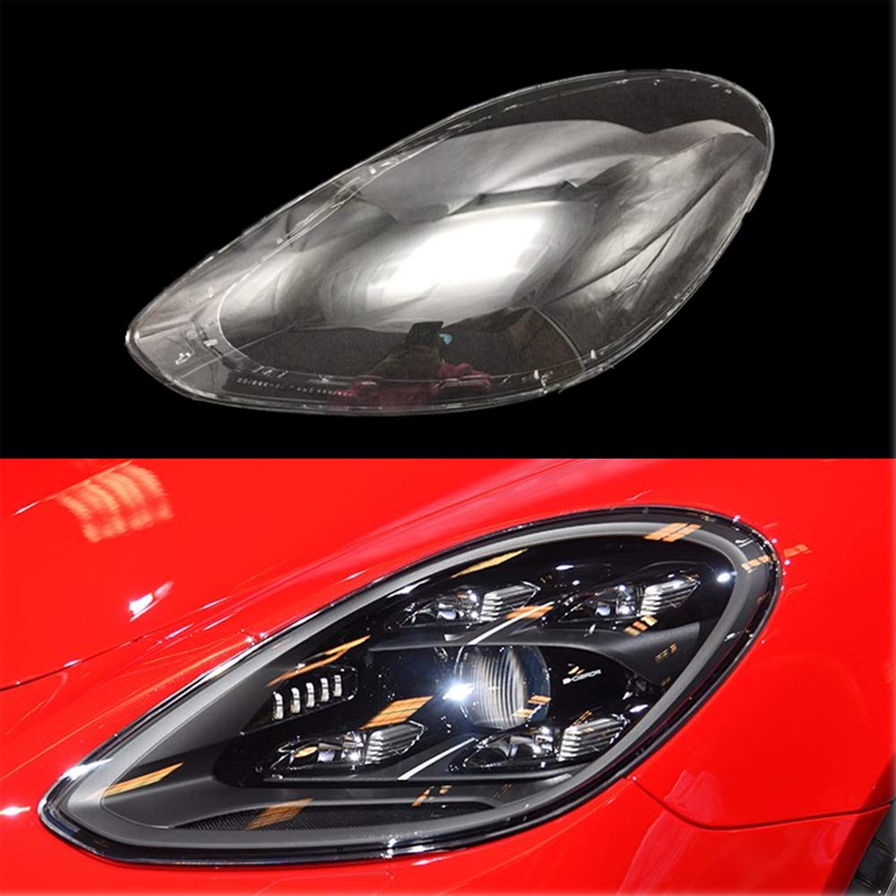 樂天商城 - 適応ポルシェ-パラメラ GTS 2017-2020年式 車のヘッドライトカバー 高品質透明なプラスチック素材 頑丈で耐久性ヘッドランプ クリア レ