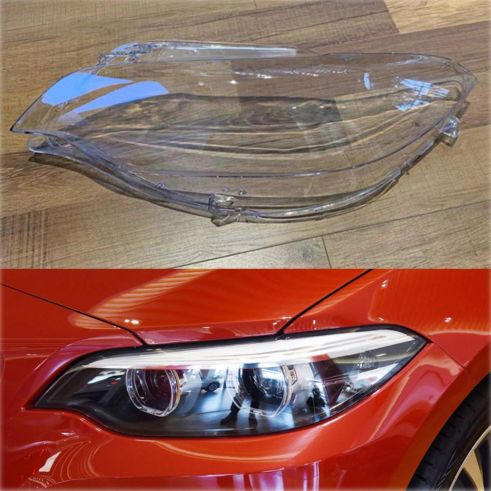 Rakuten - 適応BMW 2シリーズ F22 2014-2020 年代 車のヘッドライトカバー 高品質透明なプラスチック素材 頑丈で耐久性ヘッドランプ クリア レンズ