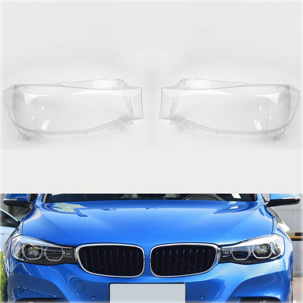 Rakuten - 適応車BMW-3シリーズ GT 2013-2019年式 車のヘッドランプカバー 高品質透明なプラスチック素材、頑丈で耐久性ヘッドランプ クリア レン