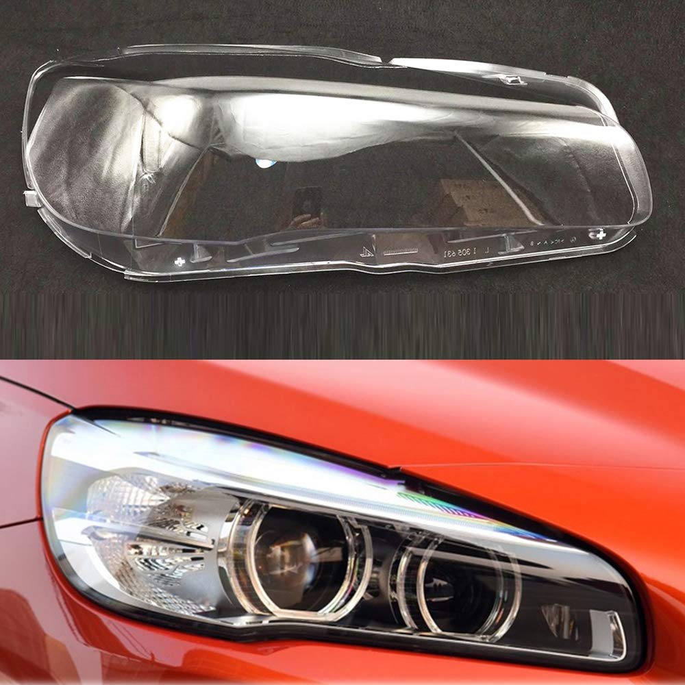 Rakuten - 交換用BMW-2シリーズ F46 2016-2019年式 フロントヘッドランプカバー 車ライトレンズカバー 頑丈で耐久性ヘッドランプ クリア レンズ 取