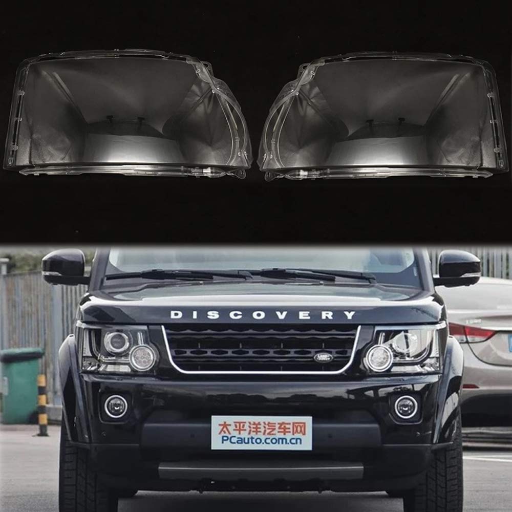 Rakuten - 適合車LAND ROVER–discovery2014-2016年代車のヘッドランプカバー フロントヘッドライトカバー 高品質透明なプラスチック素材、頑丈で
