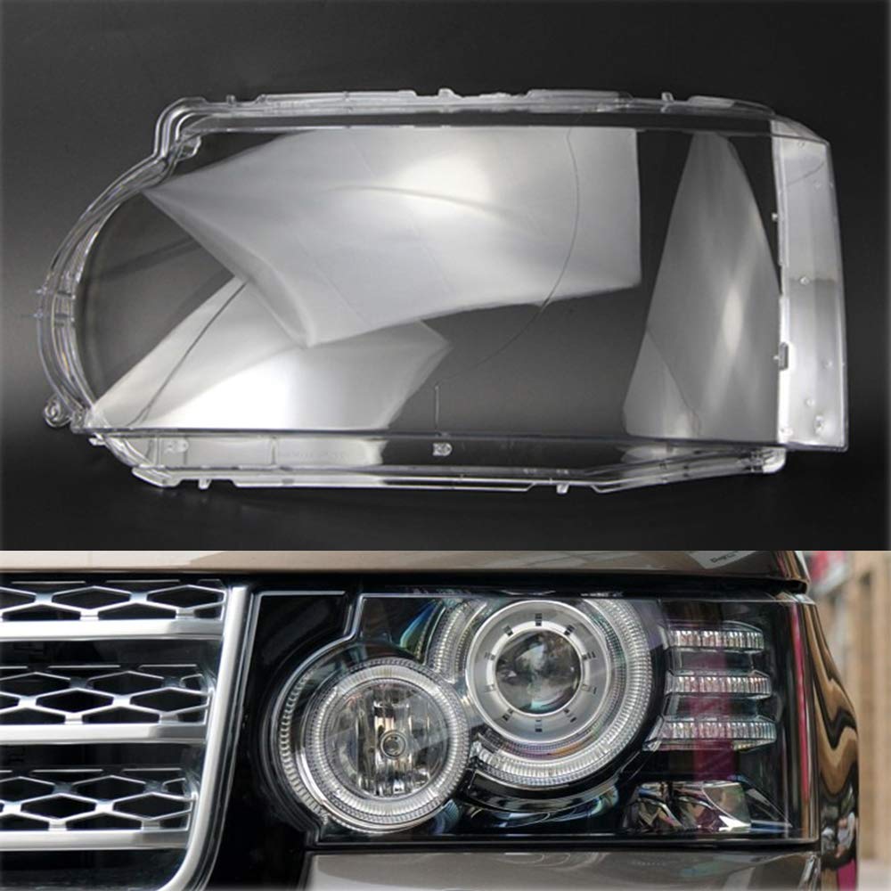 Rakuten - 適合車LAND ROVER–range rover 2010-2012年代車のヘッドライトカバー 透過率の高いフロントヘッドランプカバー 表面防霧 頑丈で耐久性