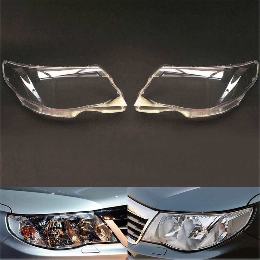 Rakuten - 適応 スバル – フォレスター 2009-2012年式 車のヘッドランプカバー フロントヘッドライトカバー 高品質透明なプラスチック素材、頑丈