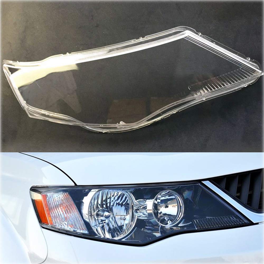 Rakuten - 交換用Mitsubishi – Outlander EX 2007-2009 年式 車のヘッドライトカバー 車ライトレンズカバー 頑丈で耐久性ヘッドランプ クリア レ