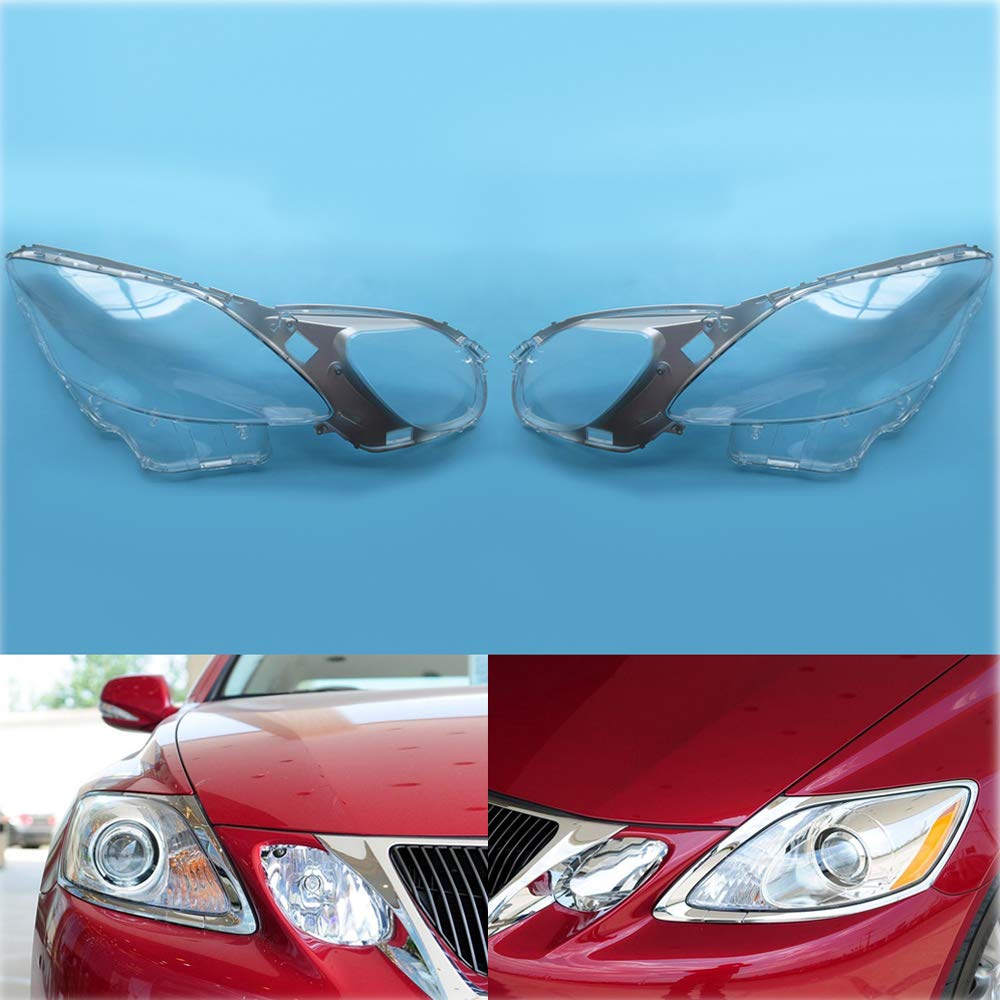 Rakuten - 適応レクサス – GS300 2009-2011年式 車のヘッドランプカバー フロントヘッドライトカバー 高品質透明なプラスチック素材、頑丈で耐久