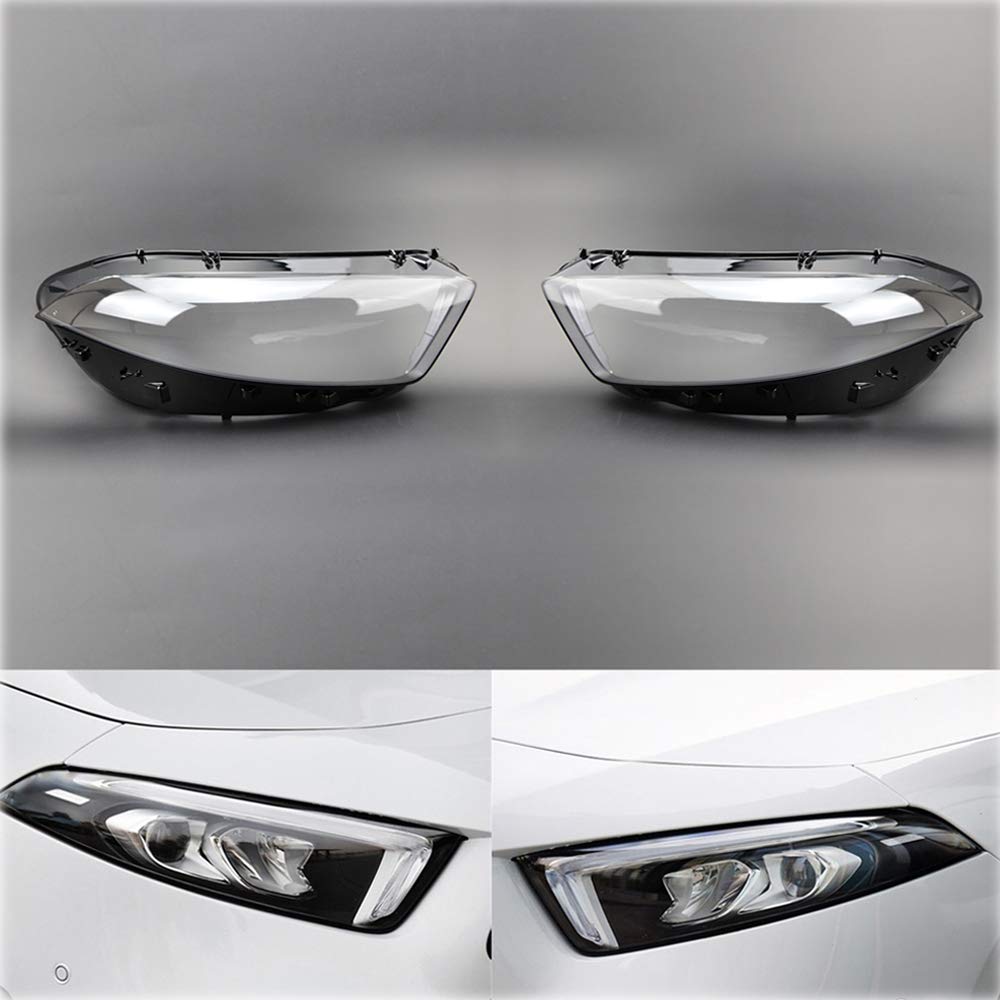 Rakuten - 適応Benz –W257 A180L A180 A200L A200 2019年式 車のヘッドランプカバー フロントヘッドライトカバー 高品質透明なプラスチック素材、