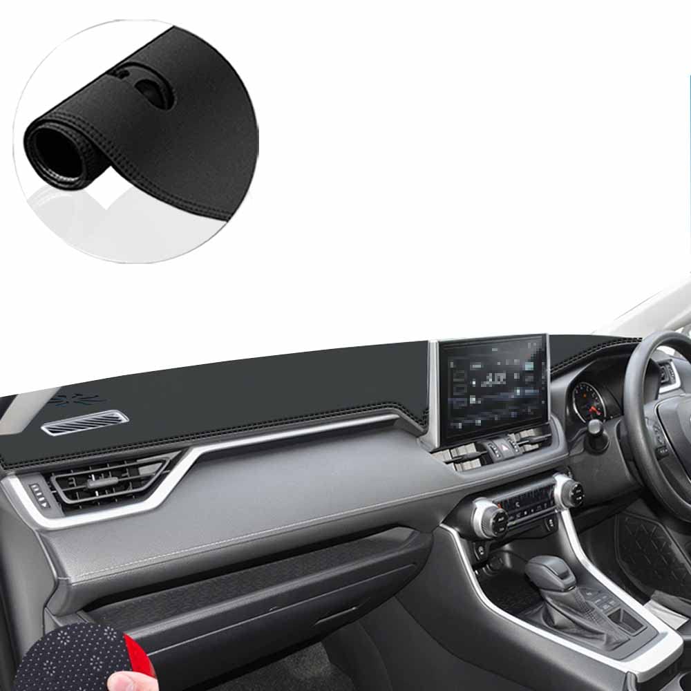 Rakuten - トヨタ Rav4 XA50型 ダッシュボードマット Toyota Rav4 50系 (2019年-現行) 車種専用設計 内装パーツ カーアクセサリー 革の素材 日焼け