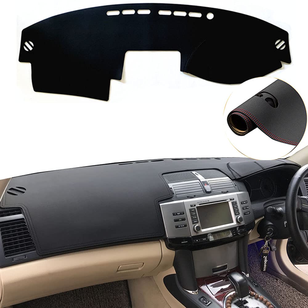 Rakuten - トヨタ マークX 120系 ダッシュボードマット Toyota Mark X (2004-2009) 車種専用 カーアクセサリー 革の素材 日焼け防止 耐熱性 耐久性