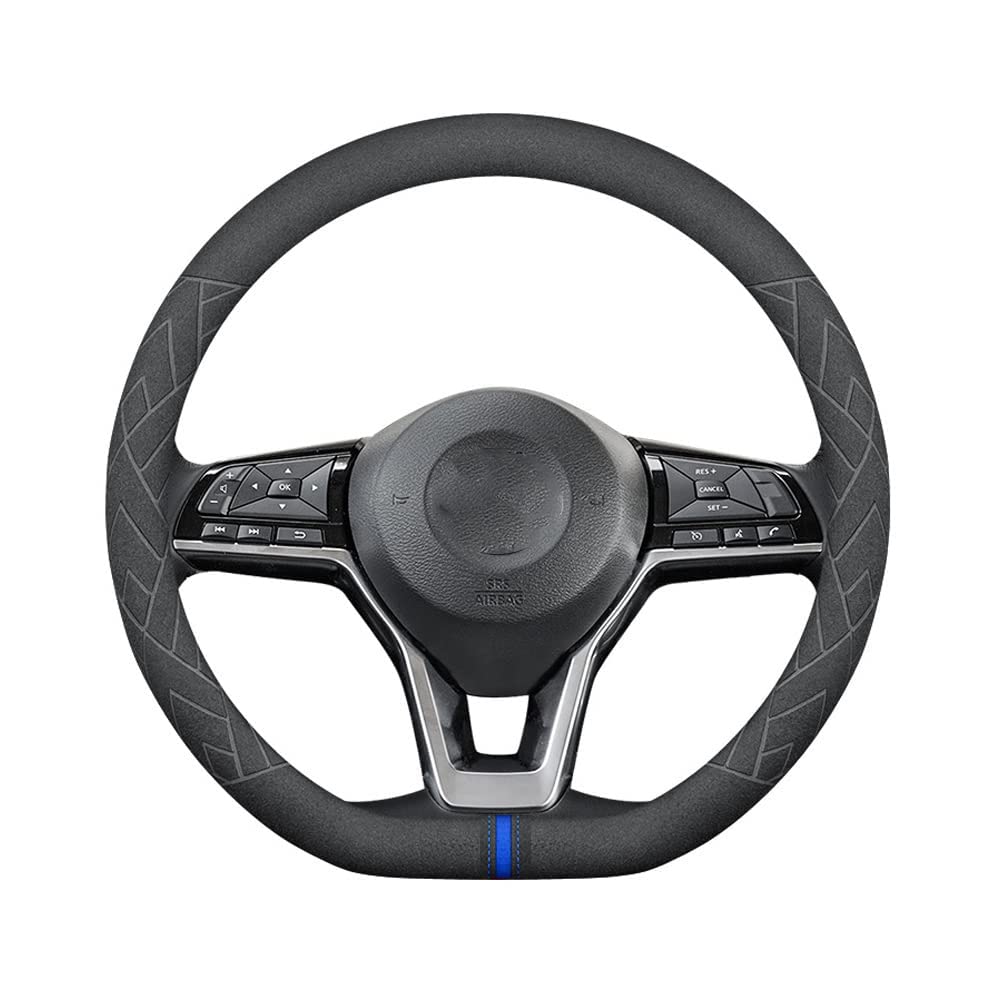 Rakuten - 日産 ハンドルカバー スエード 本革 エクストレイル X-TRAIL t32 セレナ キックス ディズ ブルーバード ティアナ エルグランド専用 車用
