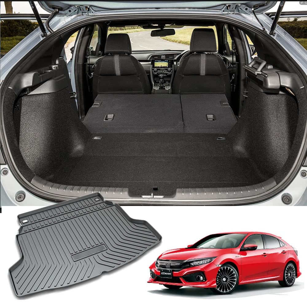 Rakuten - ホンダ シビック10代目 ク ハッチバック 専用 CIVIC Hatchback FK7 FK8 タイプR ラゲッジマット TPO素材 純正交換 車種専用設計 防水 耐