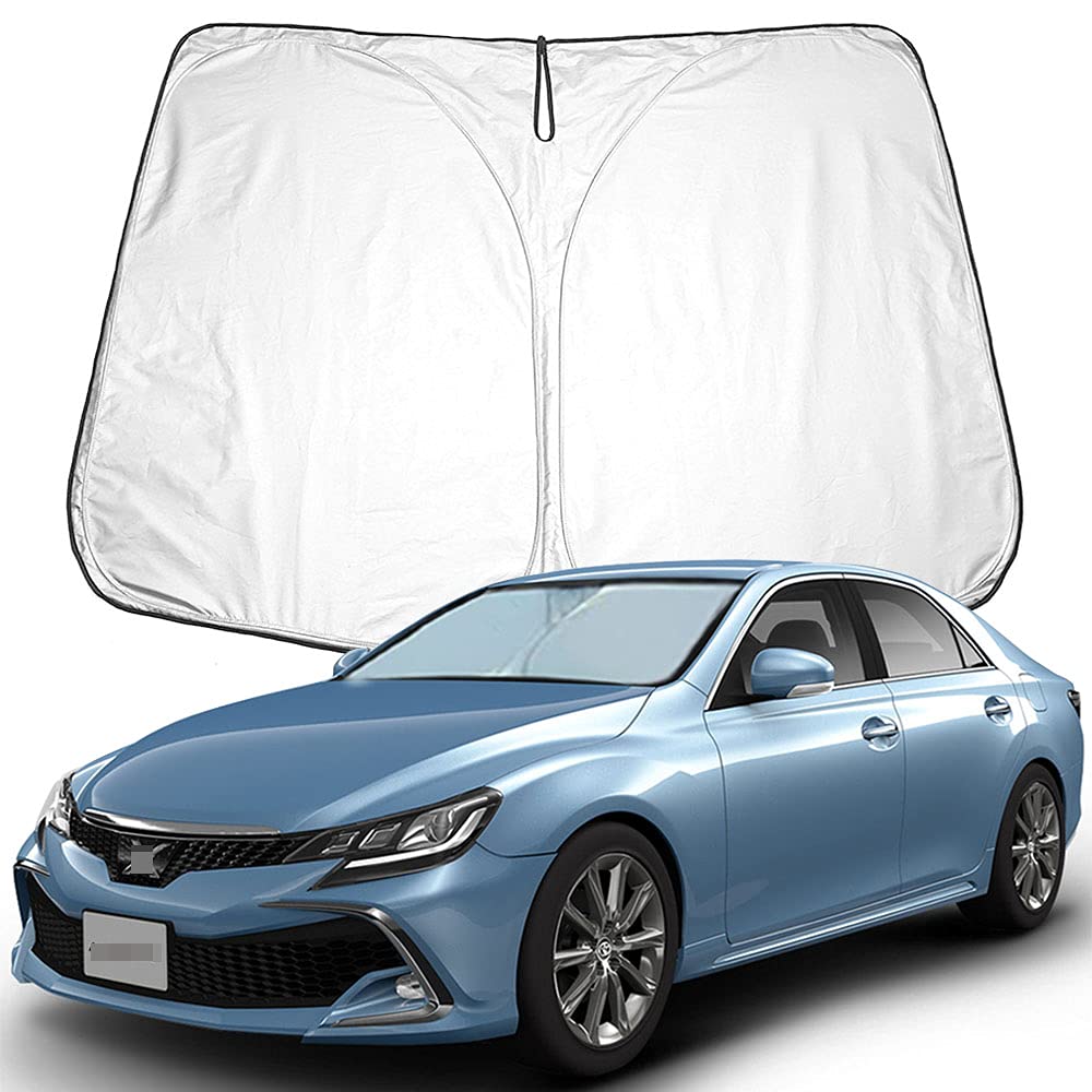 Rakuten - トヨタ マークX 130系 専用 フロントサンシェード フロントガラス サンシェード TOYOTA Mark X (2009-2019) 車種専用 シェード 日よけ U