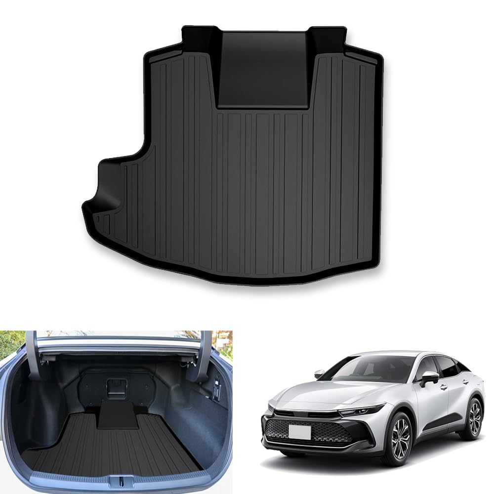 Rakuten - 車用ラゲッジマット 折りたたみ式 トヨタ クラウン クロスオーバー 35系 16代目 (2022年9月～) 車種専用設計 トランク マット ラゲッジ