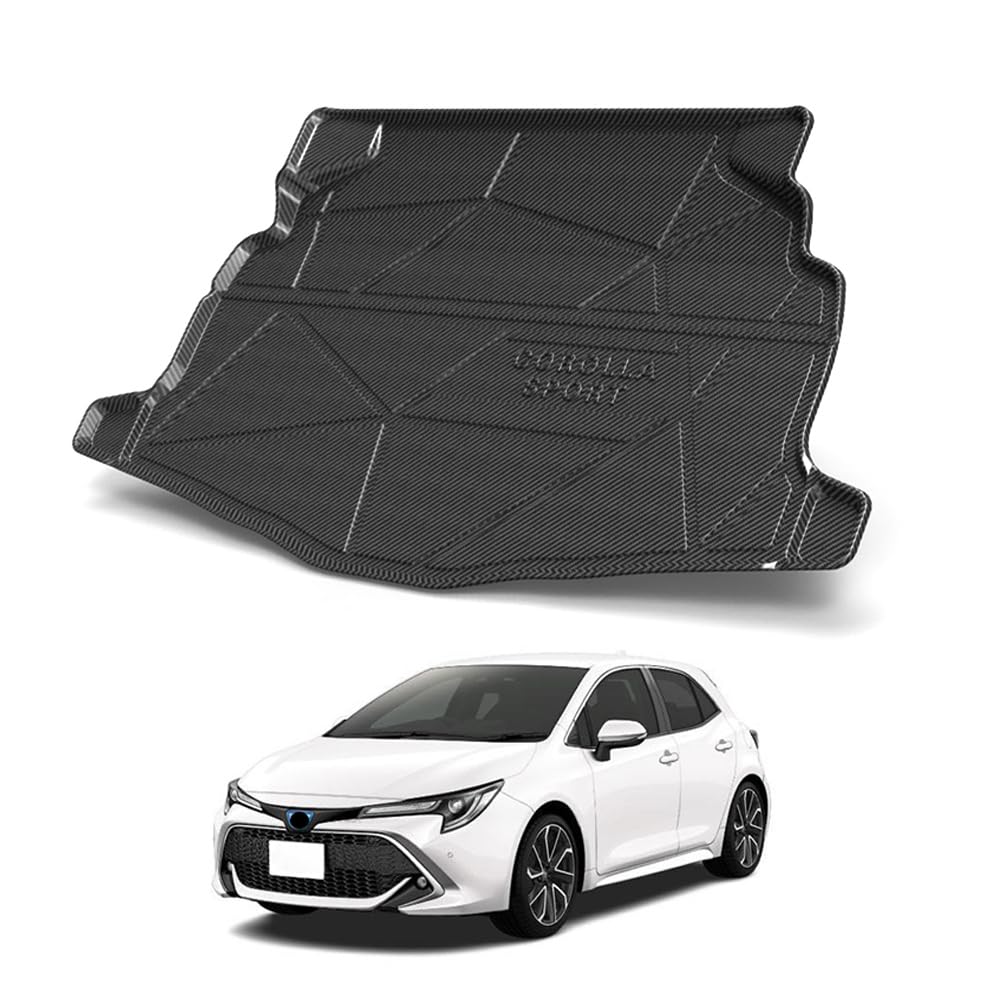 Rakuten - 車用ラゲッジマット カローラスポーツ 210系 (2018年6月～) 車種専用設計 トランクドア トランク マット ラゲッジカバー 3Dマット 防水