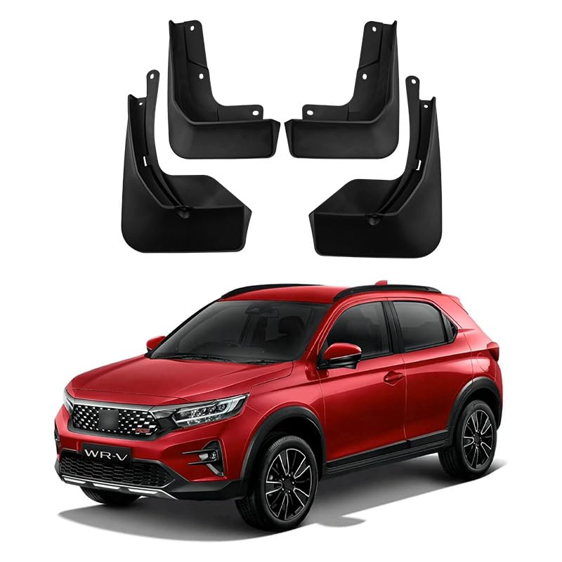 Rakuten - 適合新型 ホンダ WR-V WRV DG5系用マッドガード フェンダパネル 泥除け （取付ビス付属）1台分 4枚セット 泥除け 外装カスタム 専用設計