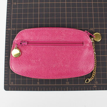 シャネル CHANEL 財布 キーケース キーリング コインケース カードケース ピンク ヴィンテージ【中古】930
