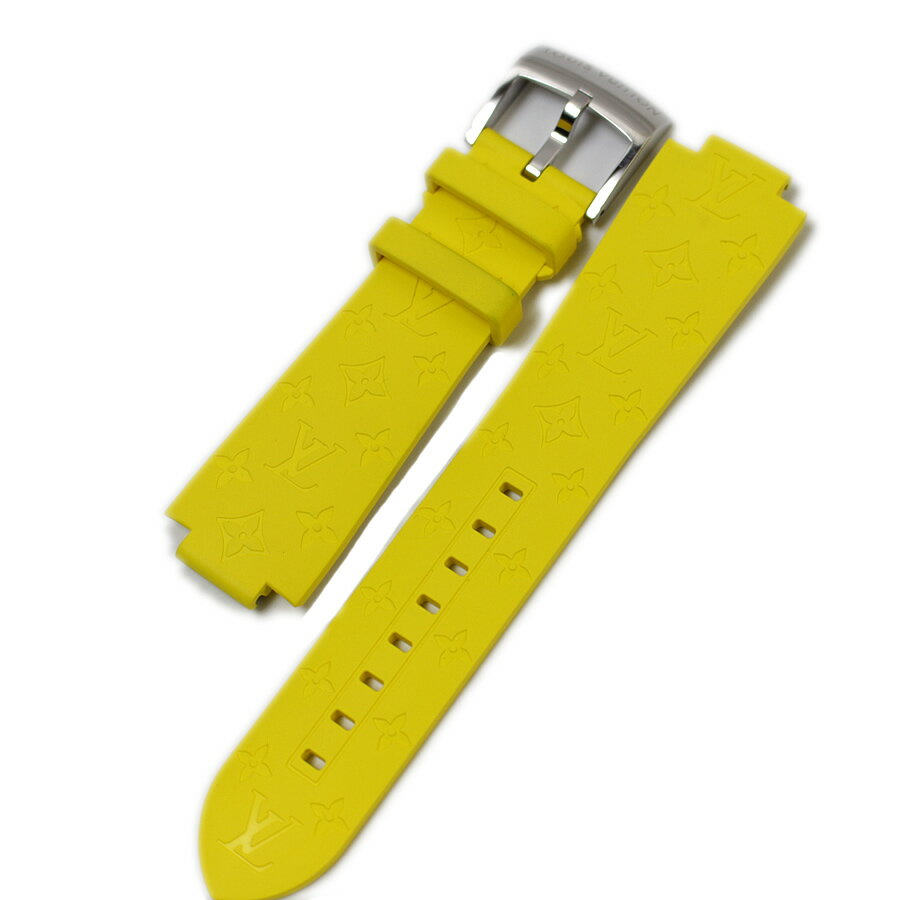 美品 ルイヴィトン タンブール/モノグラム ラバー ベルト Lサイズ/R15140/ 黄色 正規品【中古】3115