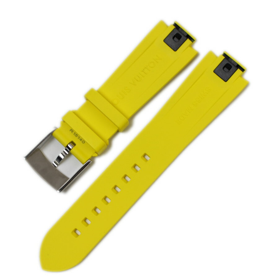 美品 ルイヴィトン タンブール/モノグラム ラバー ベルト Lサイズ/R15140/ 黄色 正規品【中古】3115