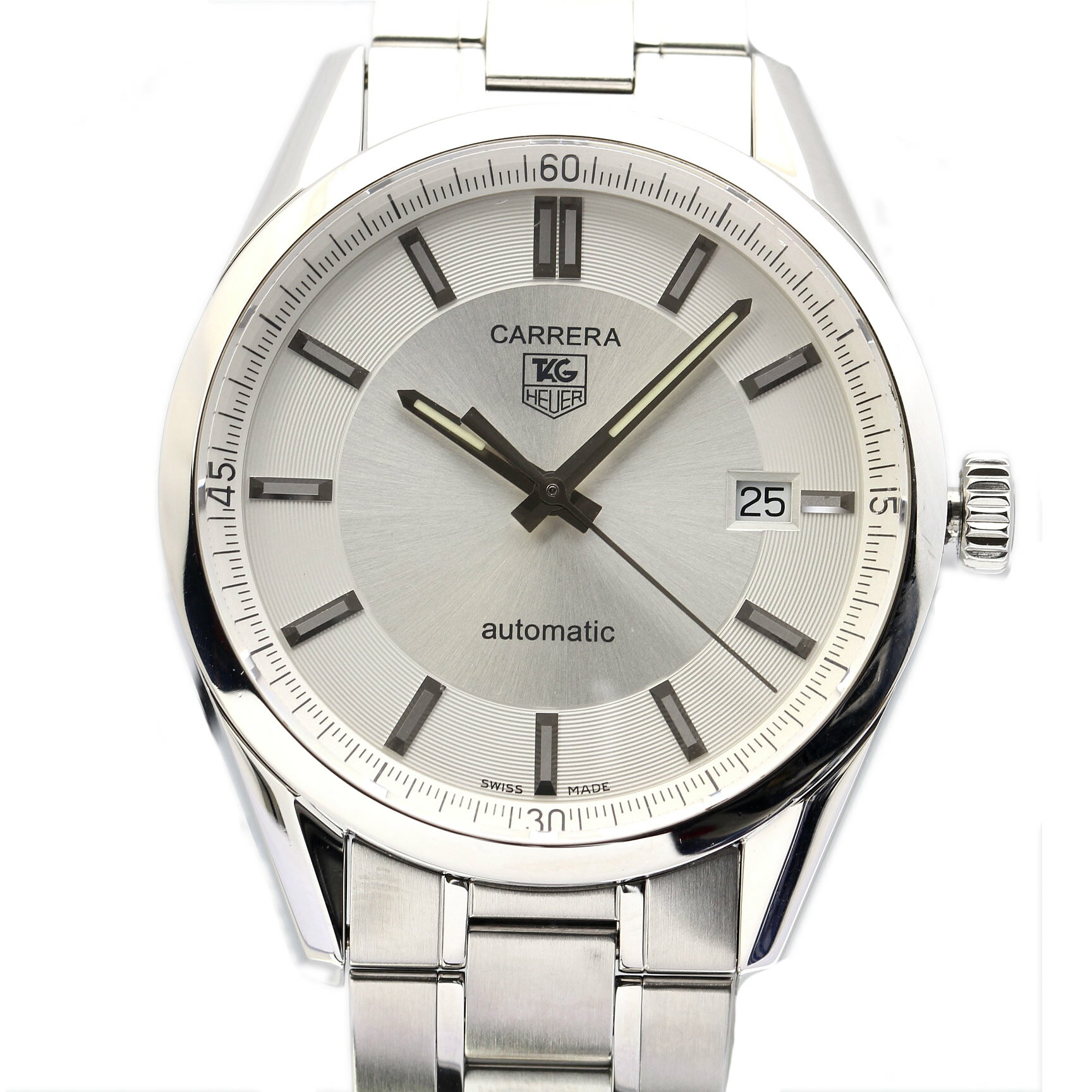 美品 タグホイヤー TAG HEUER カレラ キャリバー5 WV211A.BA0787 裏スケ シ ...