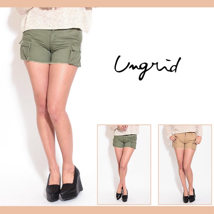 【500円】【Ungrid(アングリッド)】カーゴショートPT パンツ