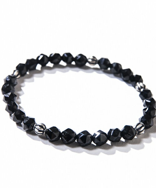 【ACANTHUS(アカンサス)】ab-0046 black spinel bracelet ブレスレット