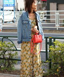 【Ungrid(アングリッド)】【予約販売4月中旬〜下旬入荷】111730300201-ヴィンテージフラワーコンビネゾン