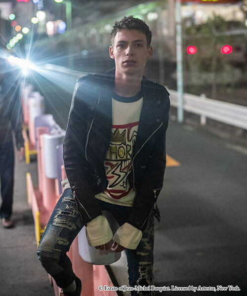 【glamb(グラム)】Basquiat riders バスキアライダース(GB15ANV-BQ01)