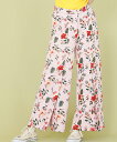 【Little sunny bite(リトルサニーバイト)】little sunny bite ×Clap Clap hibiscus print pants パンツ(LSB-LPT-160L)