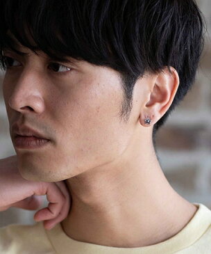 【CAMBIO(カンビオ)】Antique Silver Star Pierce ピアス(C099)