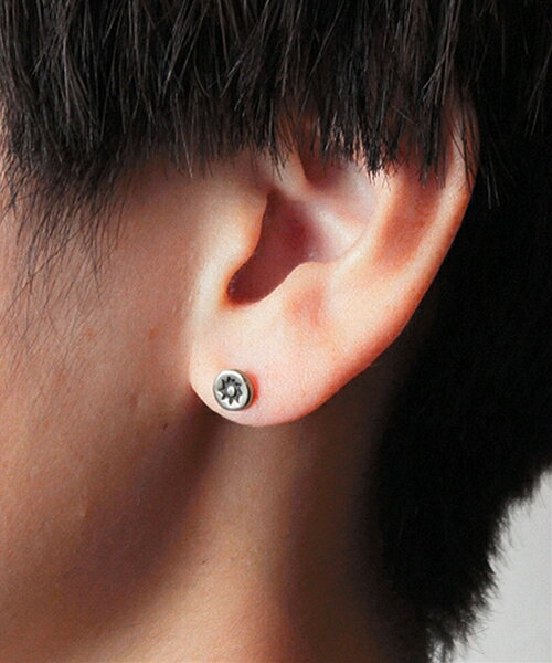 Stamped Circle Pierce ピアス(VFP-241)