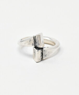 【IDEALISM SOUND(イデアリズム サウンド)】【予約販売ご注文後から1ヶ月後出荷】Square Pole Ringwith Diamond 指輪(S19013)