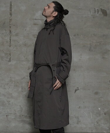 【EGO TRIPPING(エゴトリッピング)】BACK PINCH SOUTIEN COLLAR COAT 2way コート(613917)