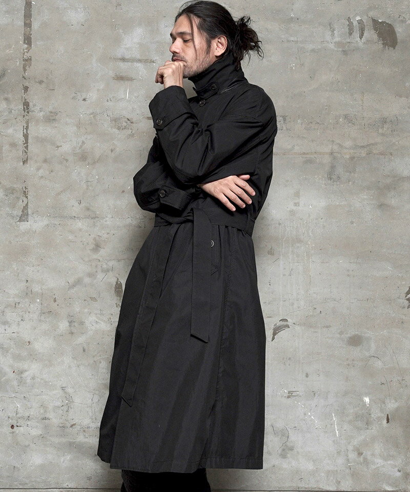 【EGO TRIPPING(エゴトリッピング)】BACK PINCH SOUTIEN COLLAR COAT 2way コート(613917)