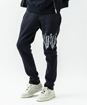 【ACANTHUS(アカンサス)】【予約販売8月中旬〜下旬入荷】Feather Paint SweatPants スウェットパンツ(HJ2104P)