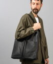 【MR.OLIVE E.O.I】【予約販売3月上旬～中旬入荷】WATER PROOF WASHABLE LEATHER -GUSSET POCKET TOTE BAG トートバッグ(ME651)