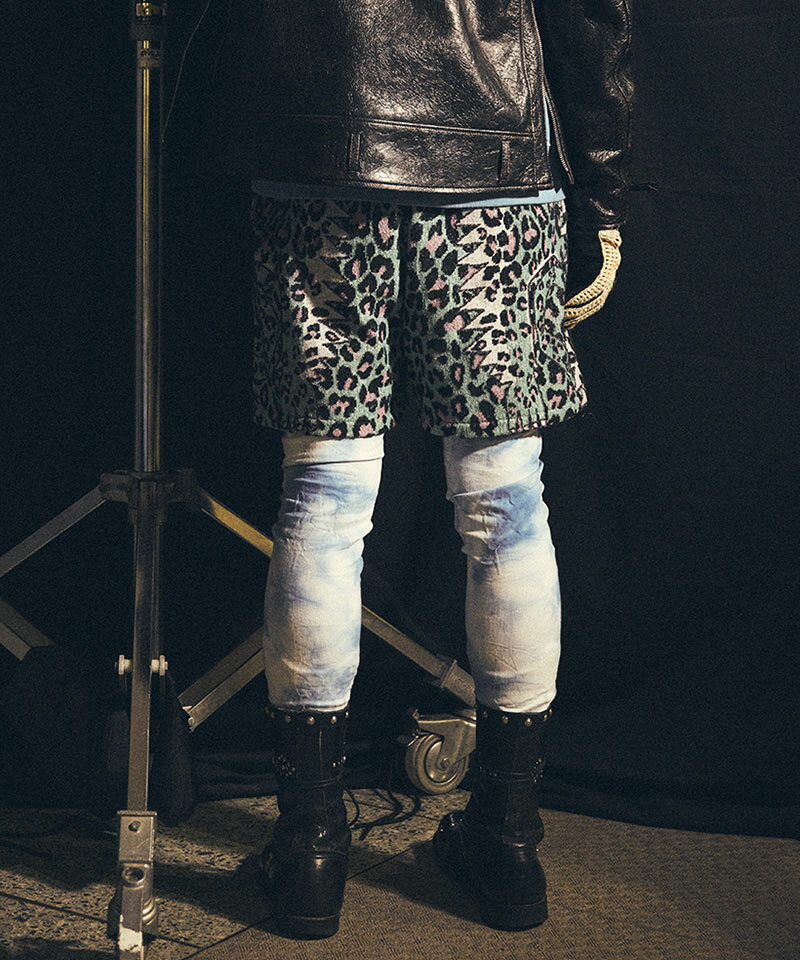 【SEVESKIG(セヴシグ)】TIBETAN MONK PILE SHORT PANTS ショートパンツ(PT-SV-NNS-1006)のサムネイル