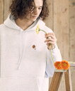 Gerbera one point stitch Big silhouette Hoodie パーカー(SDUF-029)