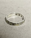 【VIVIFY(ビビファイ)】【予約販売ご注文から1ヶ月後出荷】Back Hallmarks Ring-Hammered finish-Narrow w-gold 指輪(VFR-143)