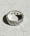 【VIVIFY(ビビファイ)】【予約販売ご注文から1ヶ月後出荷】Back Hallmarks Ring-Hammered finish-Middle 指輪(VFR-145)