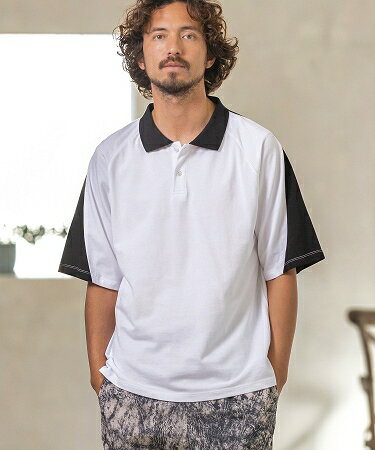 【Magine(マージン)】TWIST POLO SHIRTS ポロシャツ(MGN-221-017-G)