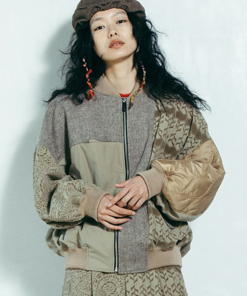 【STOF(ストフ)】Melting textile blouson ブルゾン(SF22AW-04)のサムネイル