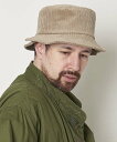 【Mighty Shine】Corduroy Slit Bucket Hat ハット(1223006)