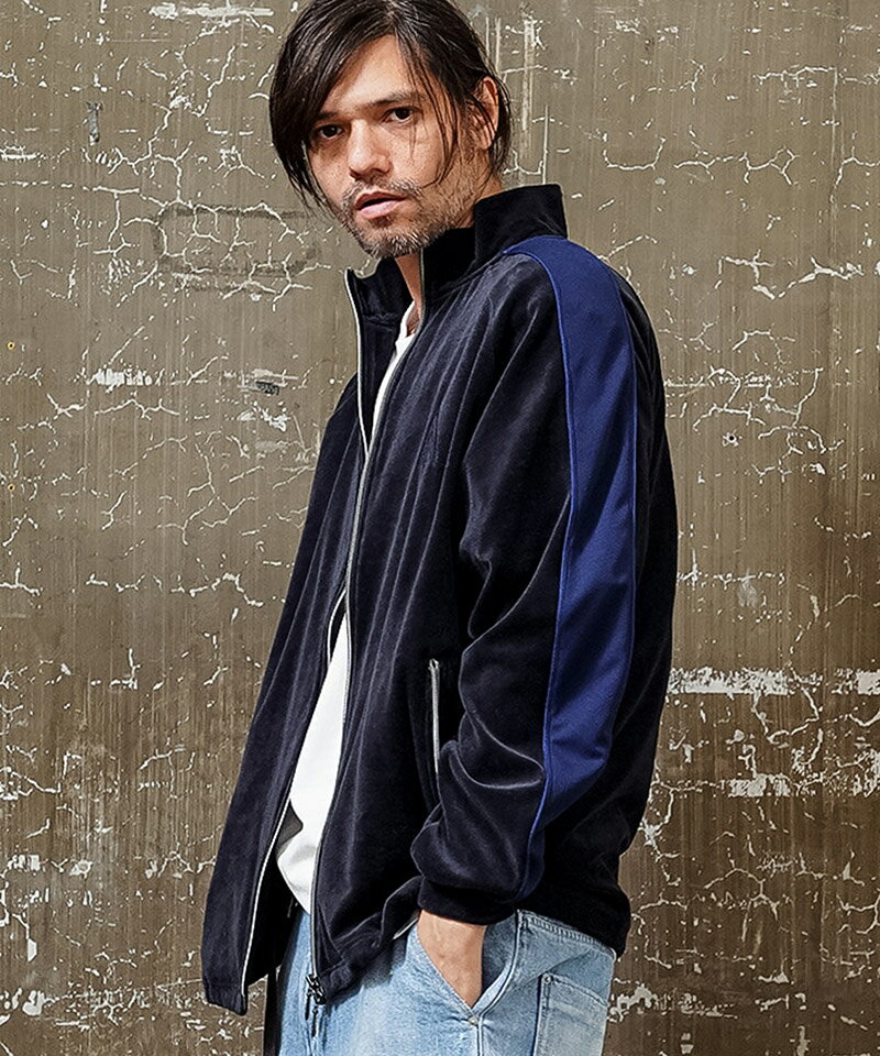【EGO TRIPPING(エゴトリッピング)】【予約販売10月中旬〜下旬入荷】MICRO VELOUR SPORTS JACEKT ジャケット(665003)