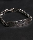 【VIVIFY(ビビファイ)】【予約販売ご注文から1ヶ月後出荷】 Hallmarks ID Bracelet- Hammered Finish ブレスレット(VFB-185)