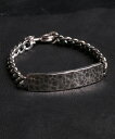 【VIVIFY(ビビファイ)】【予約販売ご注文から1ヶ月後出荷】 Back Hallmarks ID Bracelet- Hammered Finish ブレスレット(VFB-189)